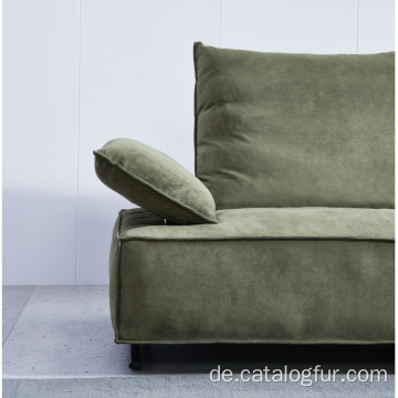 Modernes schwarzes Leder Ecksofa, Couch Schnittmöbel Sofa Set Designs Wohnzimmermöbel